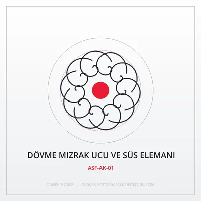 Dövme Mızrak Ucu ve Süs Elemanı
