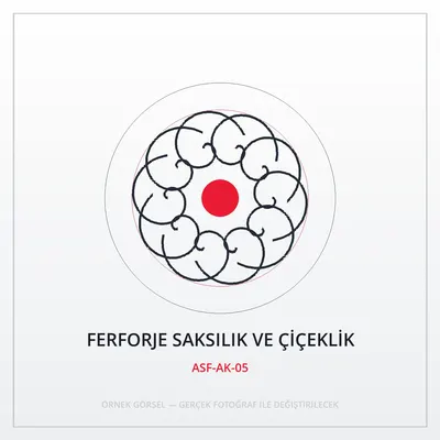 Ferforje Saksılık ve Çiçeklik