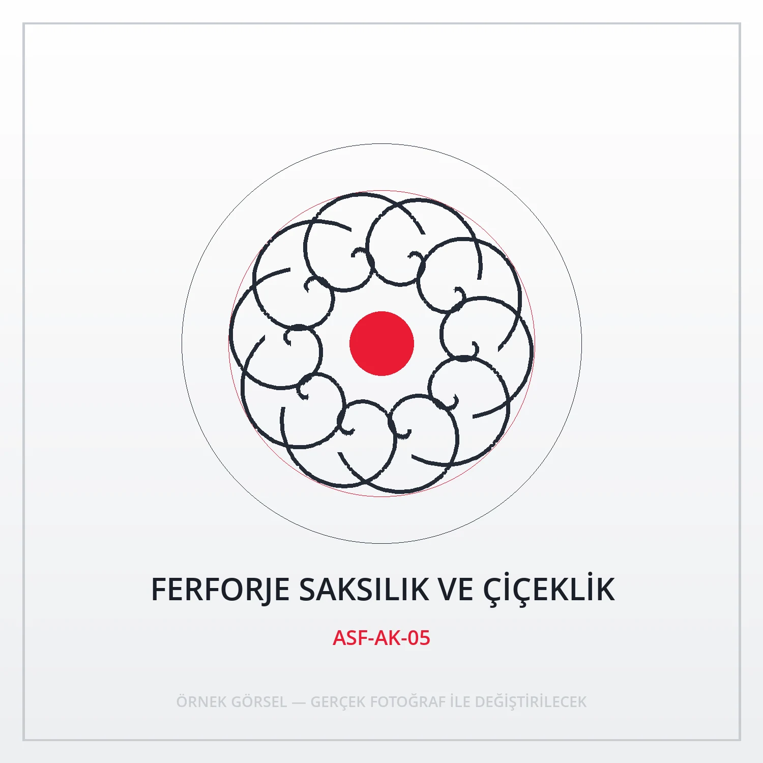 Ferforje Saksılık ve Çiçeklik