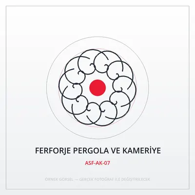 Ferforje Pergola ve Kameriye