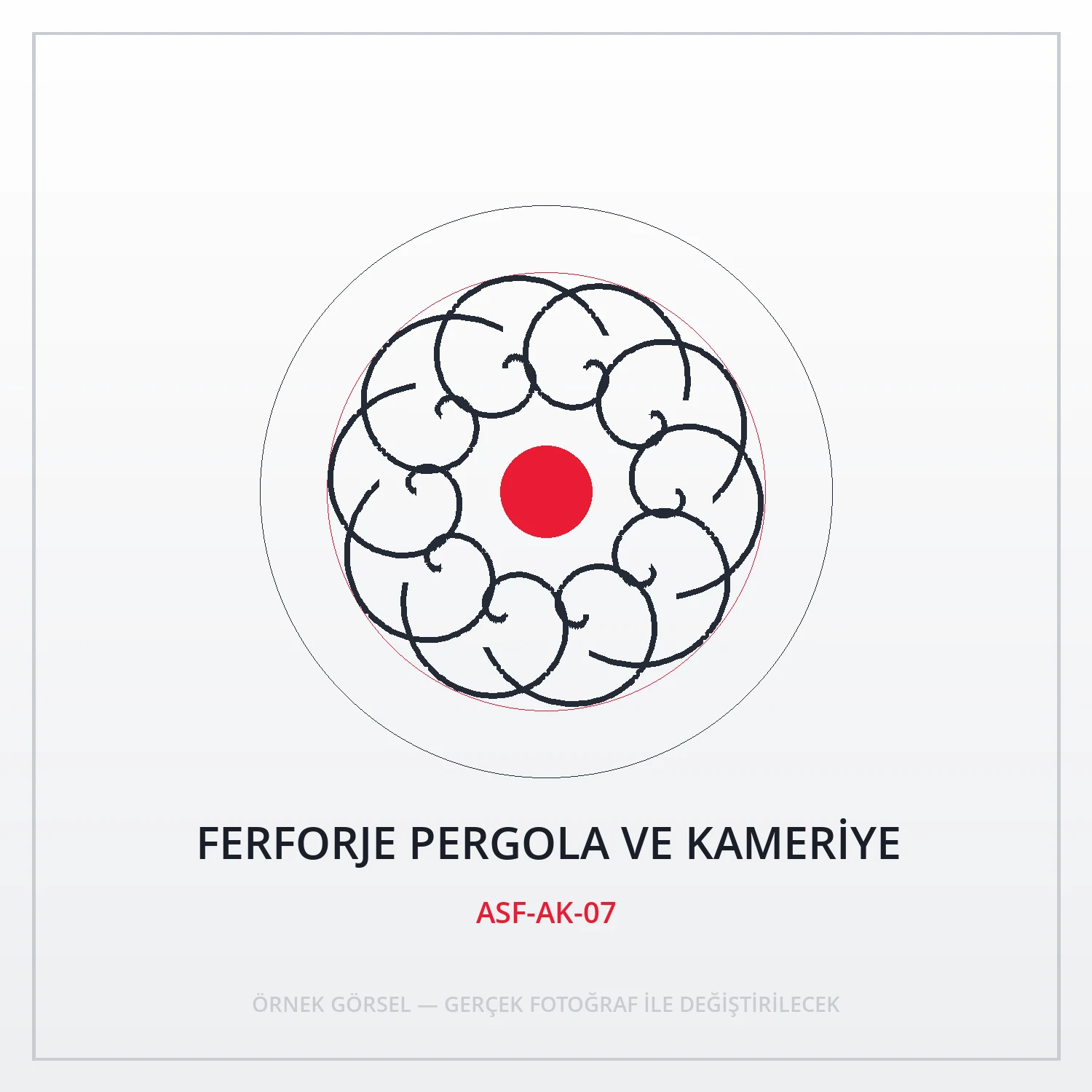 Ferforje Pergola ve Kameriye