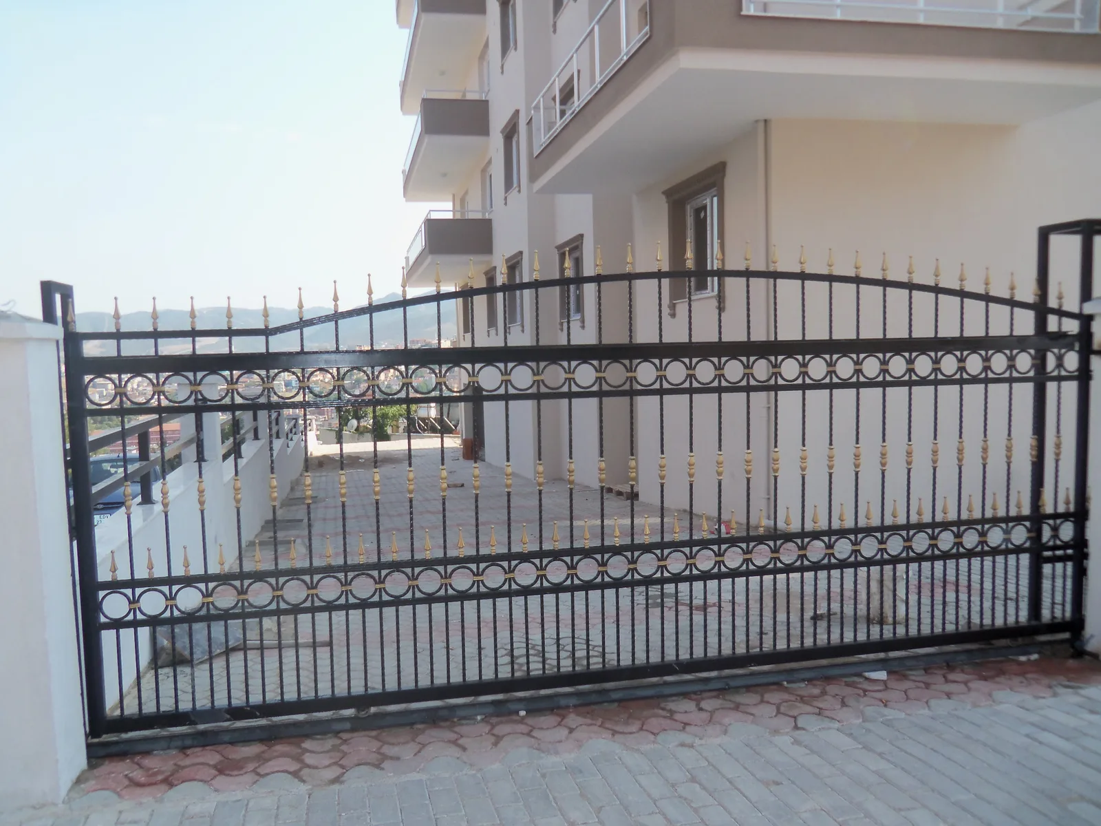 Sürgülü (Raylı) Ferforje Bahçe Kapısı — görsel 3