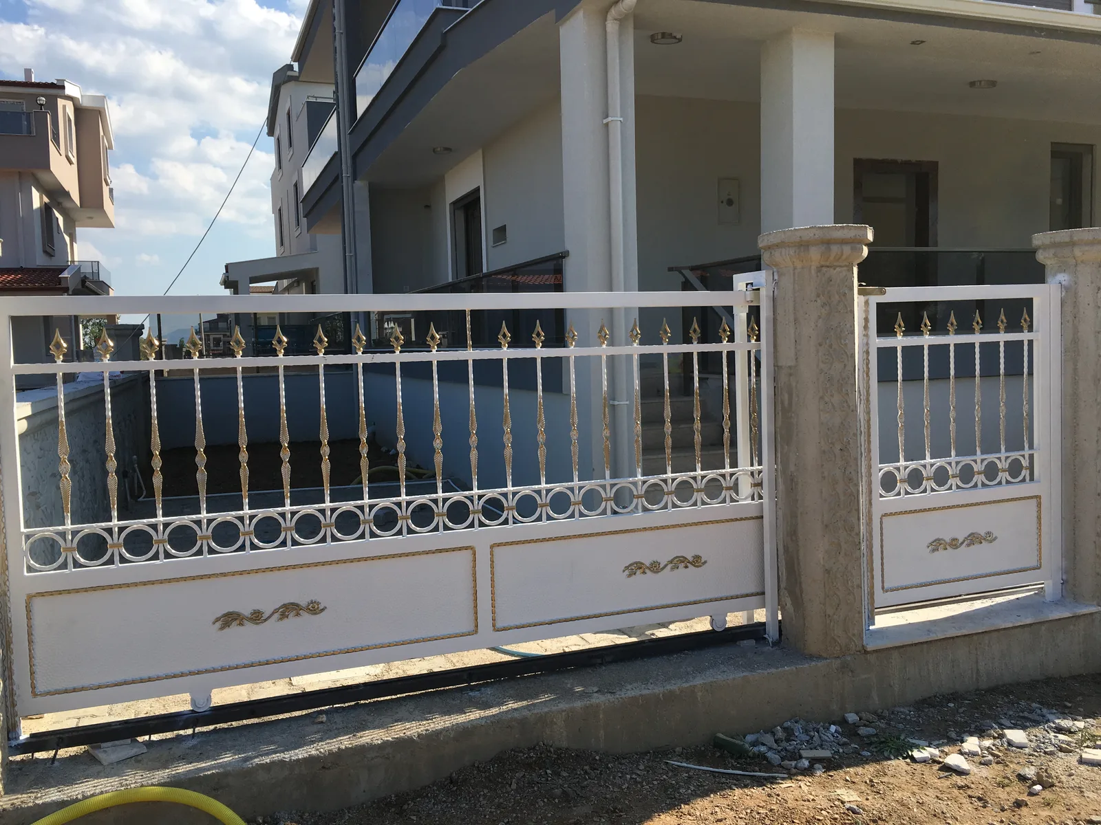 Sürgülü (Raylı) Ferforje Bahçe Kapısı — görsel 4
