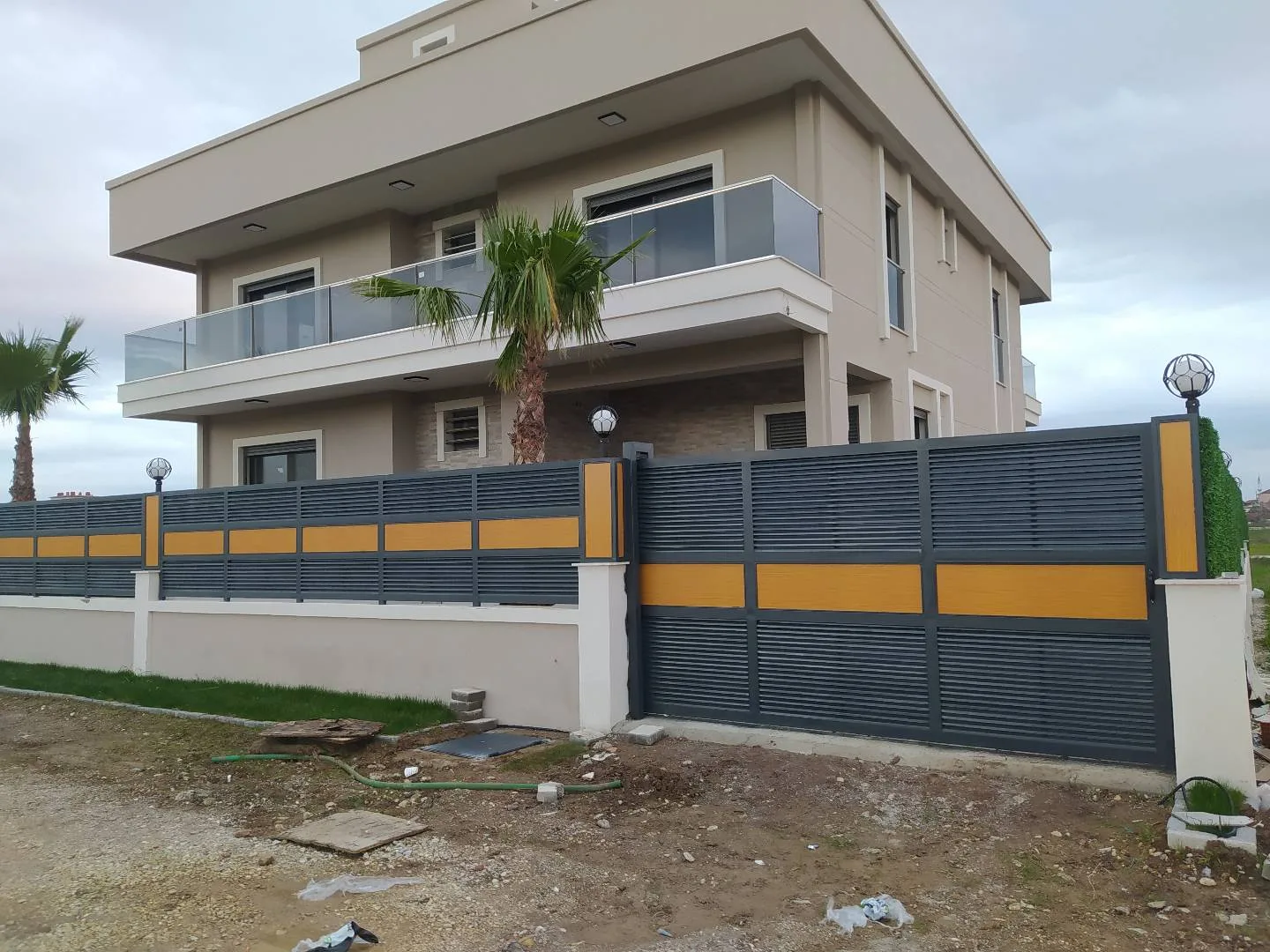 Sürgülü (Raylı) Ferforje Bahçe Kapısı — görsel 9