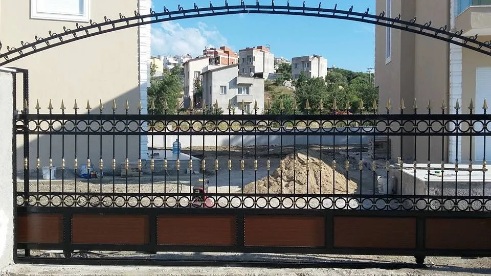Sürgülü (Raylı) Ferforje Bahçe Kapısı — görsel 11
