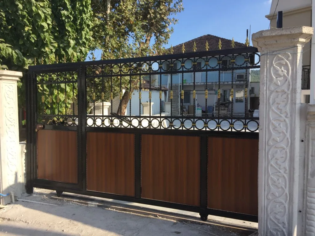Sürgülü (Raylı) Ferforje Bahçe Kapısı — görsel 12