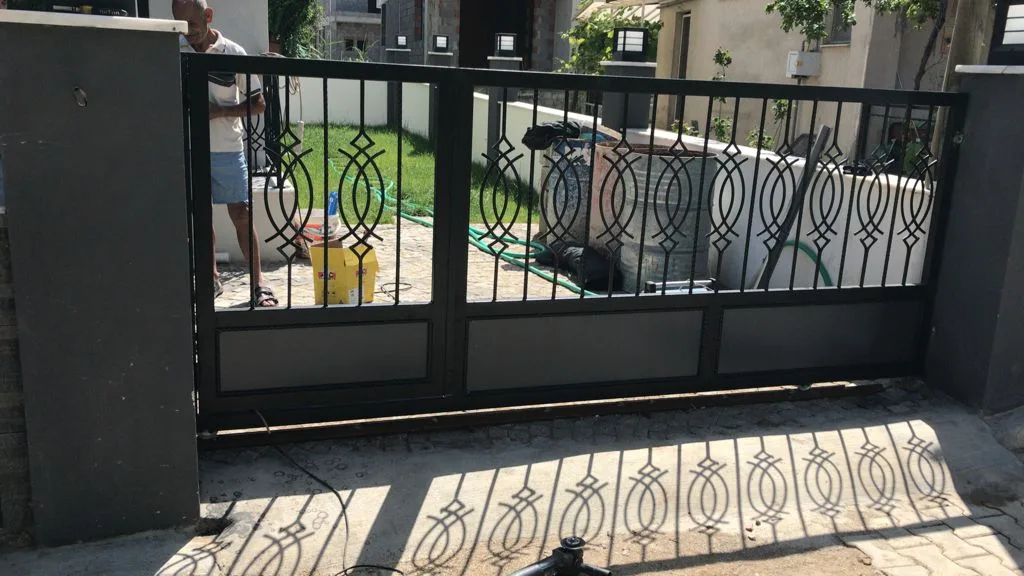 Sürgülü (Raylı) Ferforje Bahçe Kapısı — görsel 13