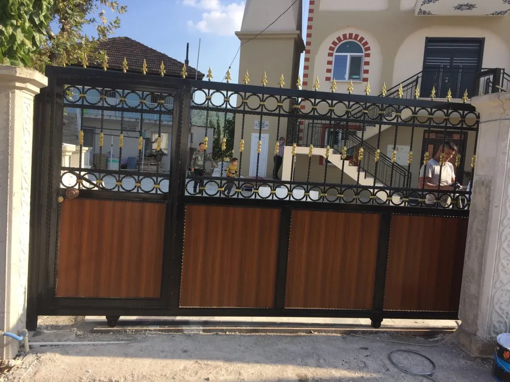 Sürgülü (Raylı) Ferforje Bahçe Kapısı — görsel 14