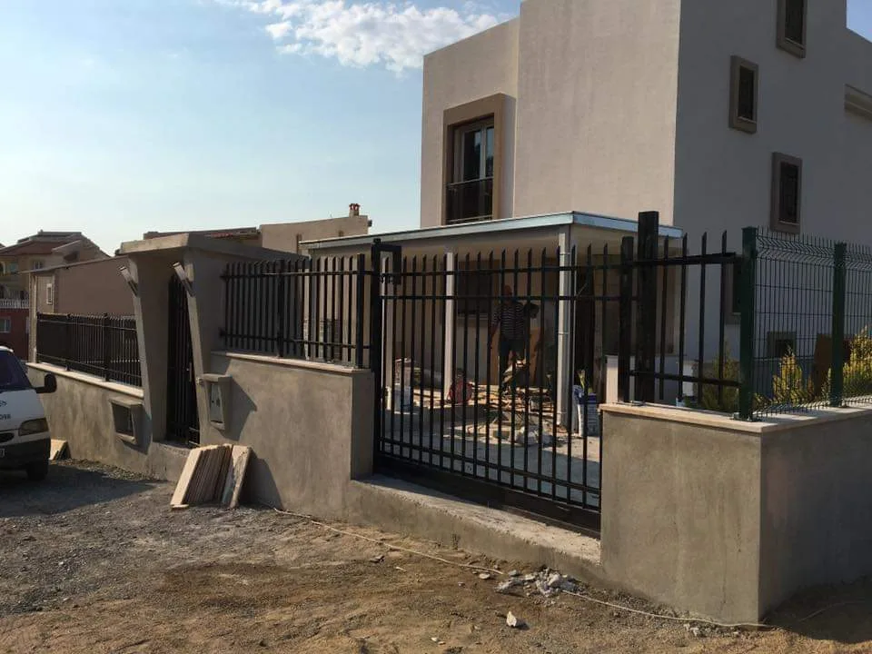 Sürgülü (Raylı) Ferforje Bahçe Kapısı — görsel 17