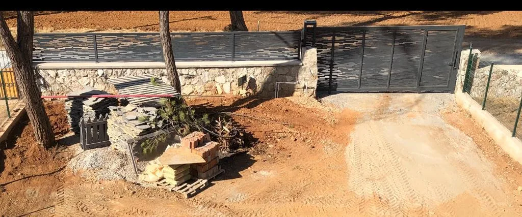 Sürgülü (Raylı) Ferforje Bahçe Kapısı — görsel 22