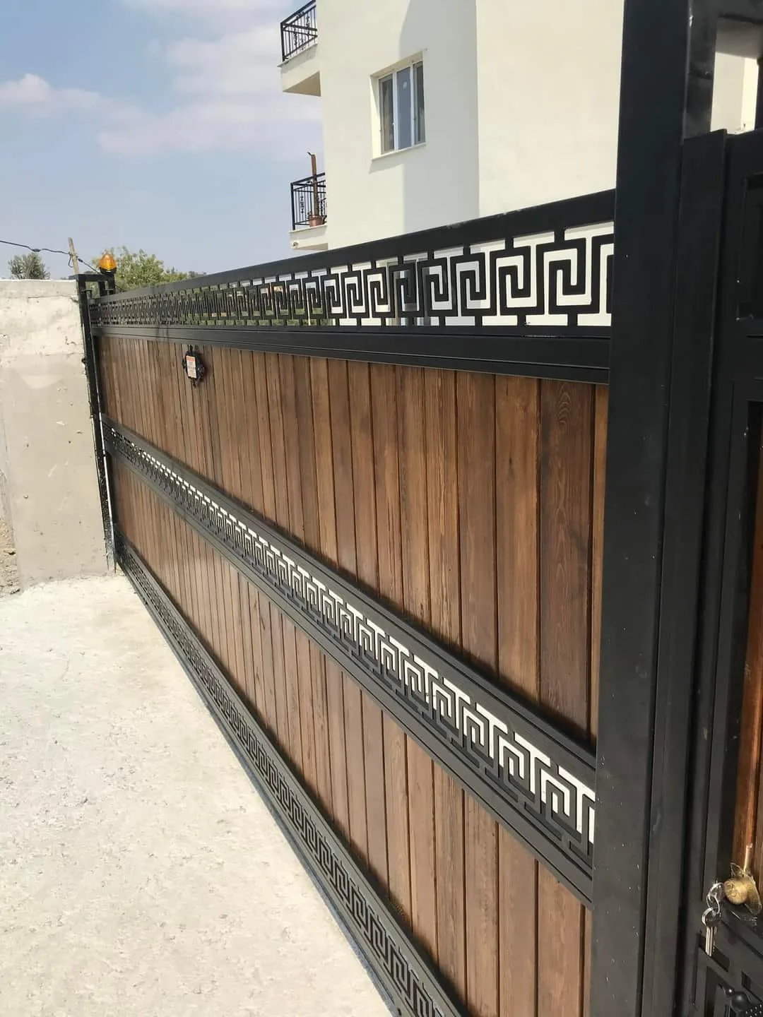 Sürgülü (Raylı) Ferforje Bahçe Kapısı — görsel 25