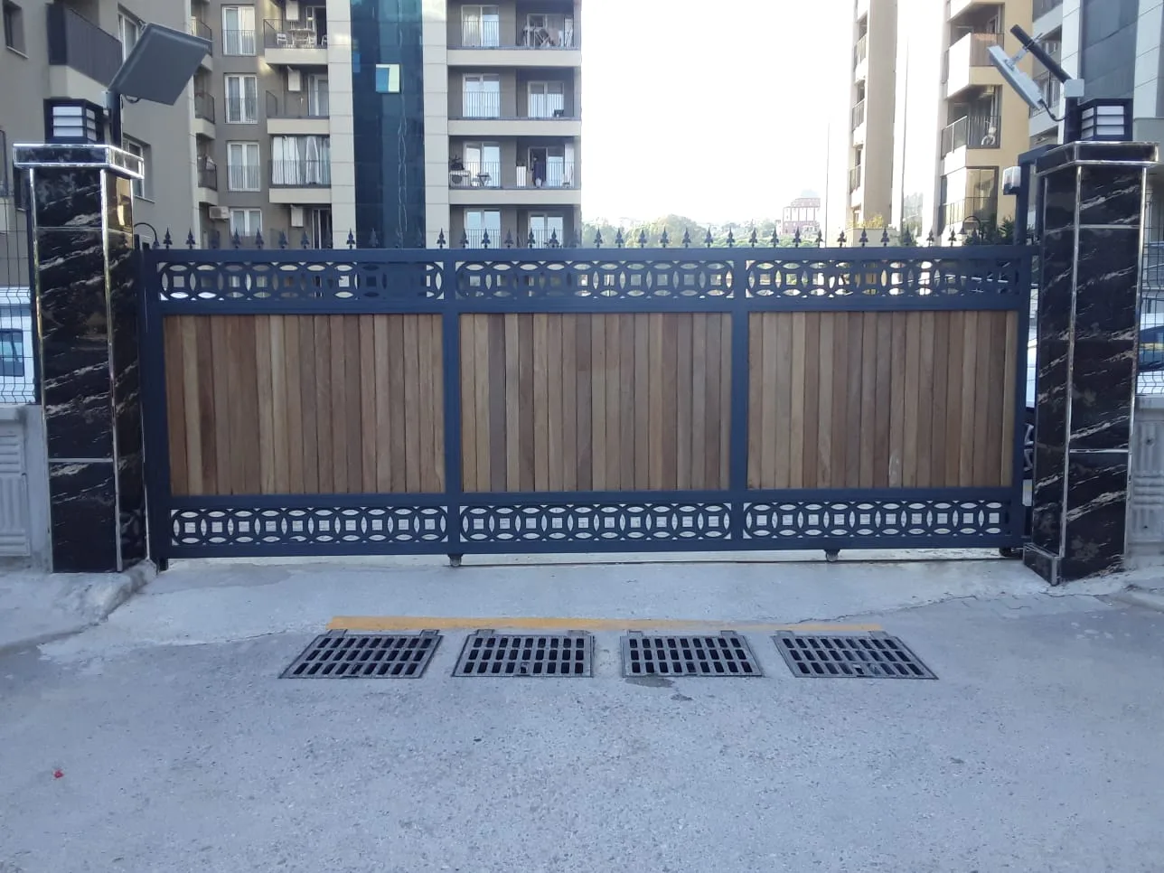 Sürgülü (Raylı) Ferforje Bahçe Kapısı — görsel 28