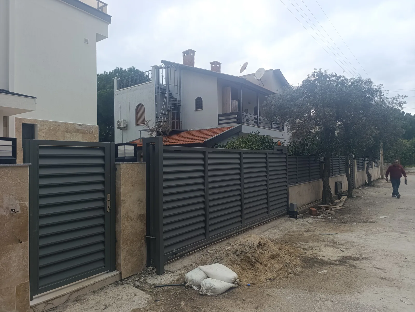 Sürgülü (Raylı) Ferforje Bahçe Kapısı — görsel 34