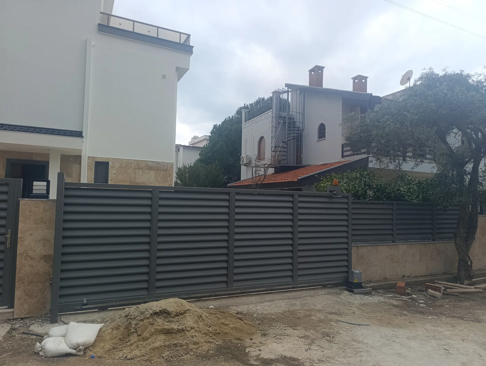 Sürgülü (Raylı) Ferforje Bahçe Kapısı — görsel 35
