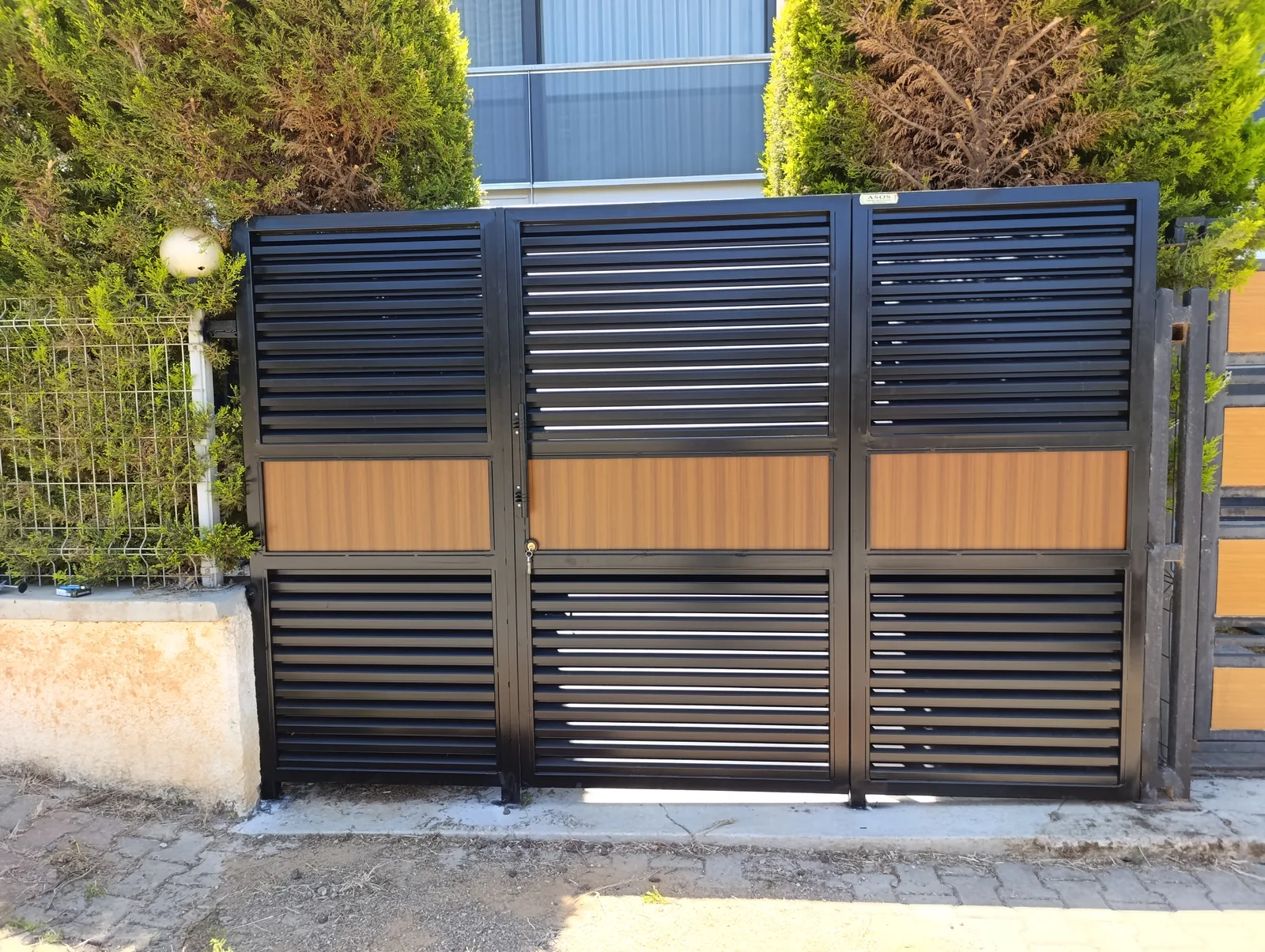Modern Lazer Kesim Bahçe Kapısı — görsel 8