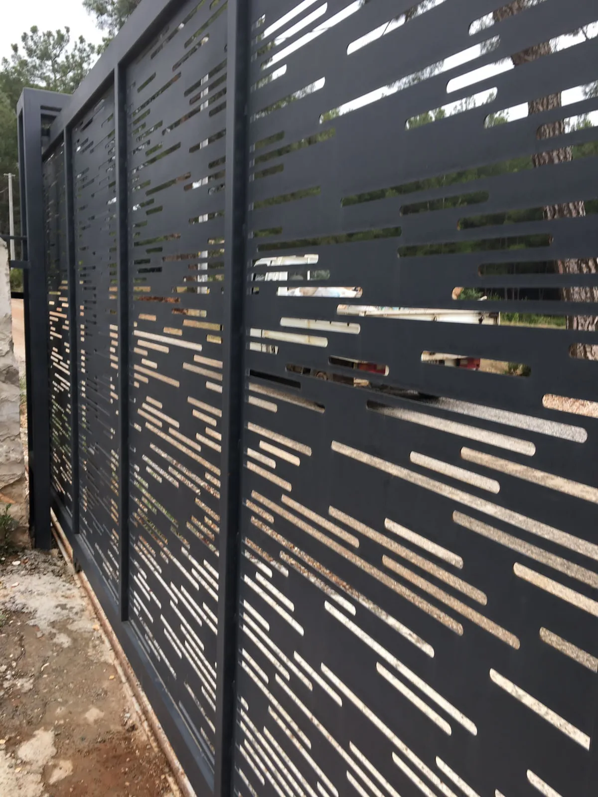 Modern Lazer Kesim Bahçe Kapısı — görsel 10