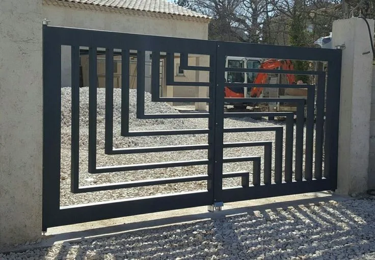 Modern Lazer Kesim Bahçe Kapısı — görsel 11