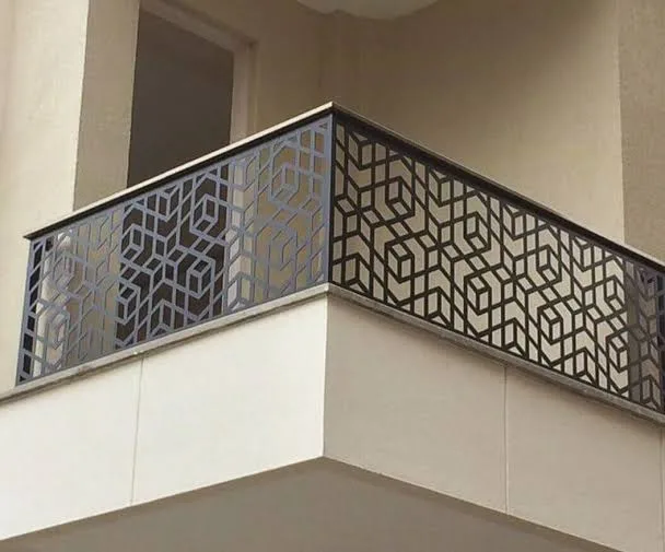 Modern Lazer Kesim Balkon Korkuluğu — görsel 3