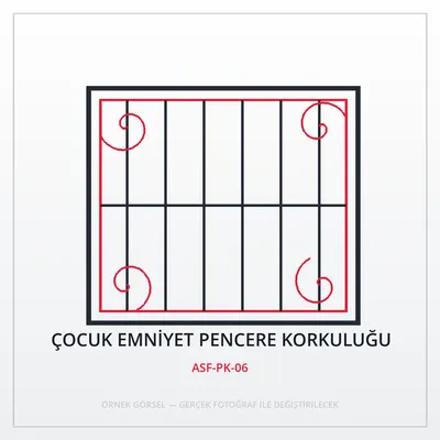 Çocuk Emniyet Pencere Korkuluğu