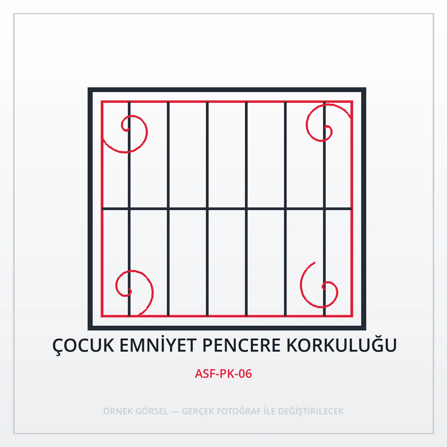 Çocuk Emniyet Pencere Korkuluğu