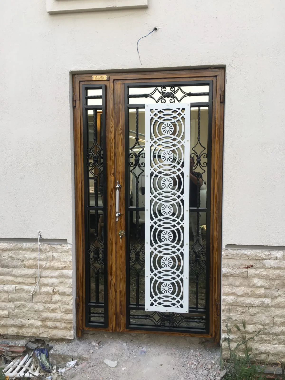 Ferforje Apartman Giriş Kapısı — görsel 12