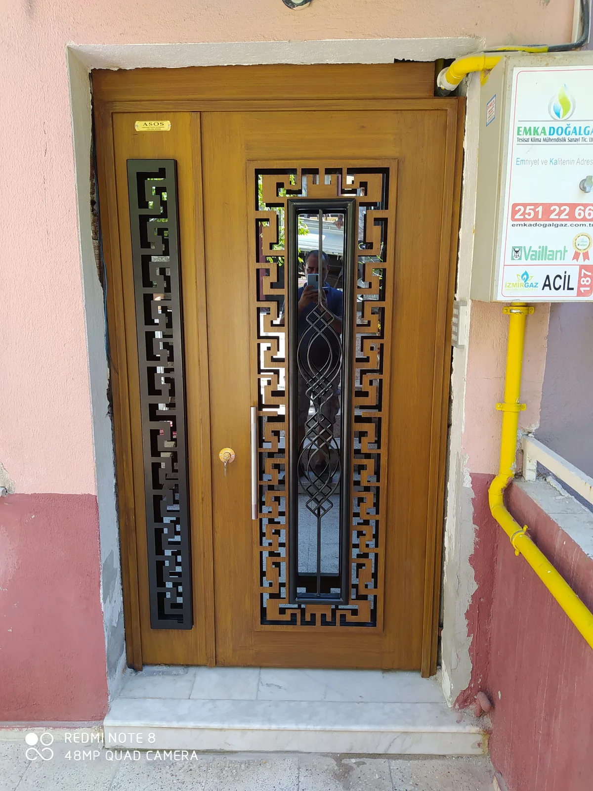 Ferforje Apartman Giriş Kapısı — görsel 15