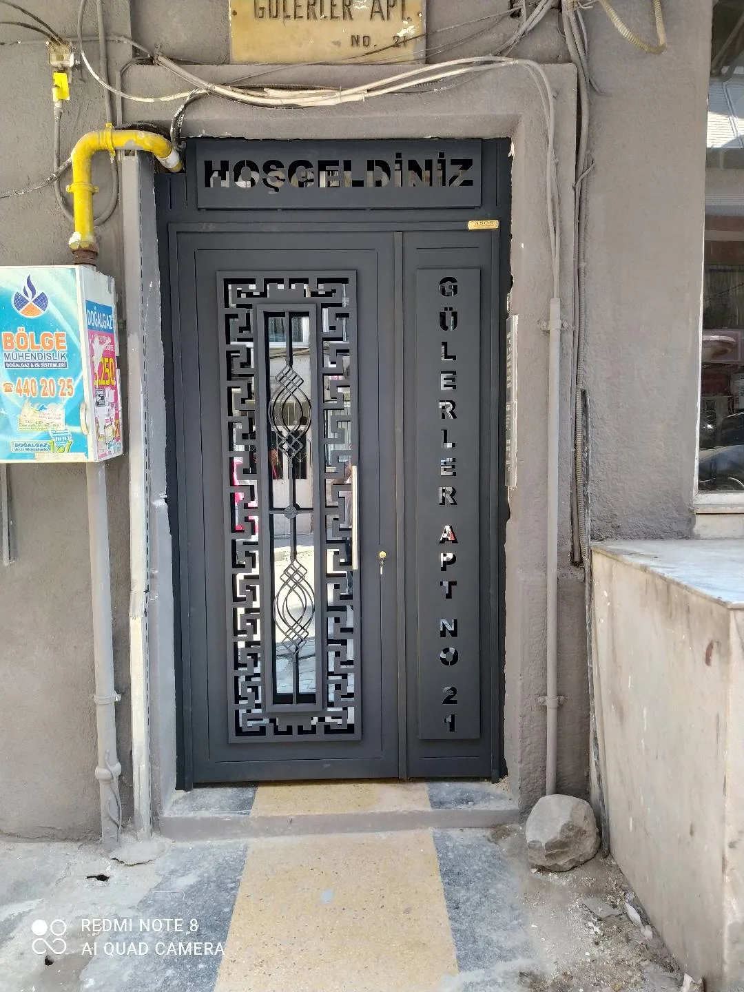 Ferforje Apartman Giriş Kapısı — görsel 20