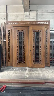 Camlı Ferforje Bina Kapısı